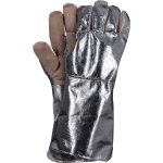 Žáruvzdorné ochranné pracovní rukavice TERMOIZOL 1 pár 43cm