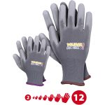 Pracovní rukavice polomáčené REPO FAMILY GREY
