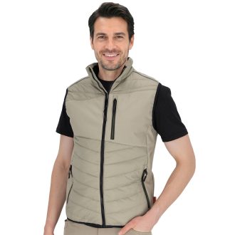 Pracovní prošívaná vesta SHELLTER BEIGE