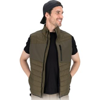 Pracovní prošívaná vesta SHELLTER GREEN
